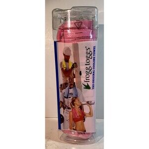 FROGG TOGGS Chilly Pad Cooling Towel Gym Running Yoga Work Out - Pink